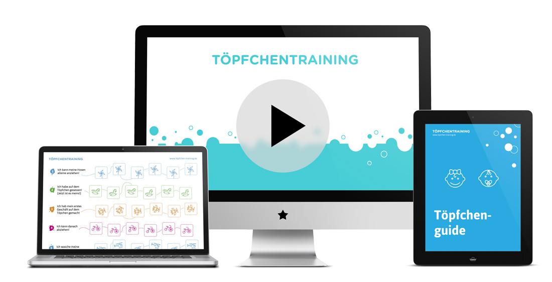 Der Töpfchentraining-2.0-Videokurs mit E-Book und Bonusmaterial